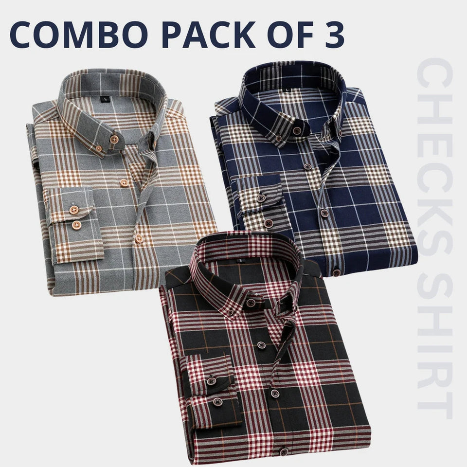 Men's Premium Check Shirt High Quali