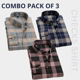 Men's Premium Check Shirt High Quali