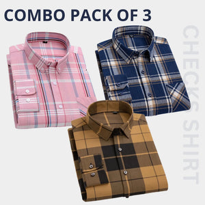 Men's Premium Check Shirt High Quali