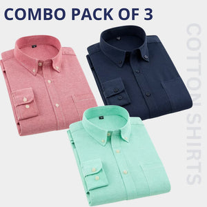 Premium Plain Shirt 100% High Quality Cotton Shirt